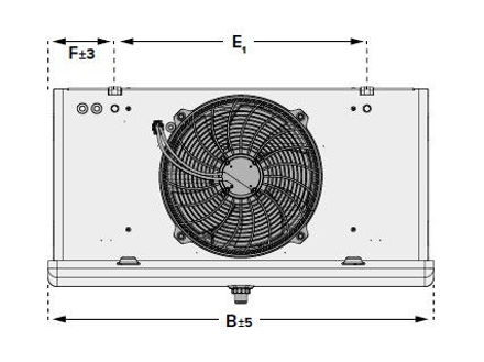 Εικόνα για Kelvion αεροψυκτήρας οροφής KDC-354-2AN (EC-070.1), 12.31Kw (2°C, R449A) with epoxy cοated