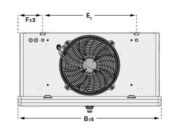 Εικόνα για Kelvion αεροψυκτήρας οροφής KDC-354-2AN (EC-070.1), 12.31Kw (2°C, R449A) with epoxy cοated