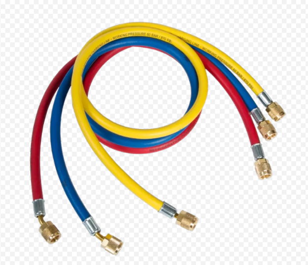 Εικόνα για Refco σετ λάστιχα πλήρωσης 90cm CCL-36 60b 9884094 (Y: 1/4" SAE, B & R: 5/16"SAE) (R410A/R32)