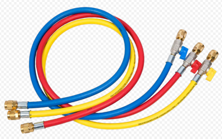 Εικόνα για Refco σετ λάστιχα πλήρωσης 150cm CA-CCL-60 4682519 με ball valves (5/16" SAE, R410A/R32)