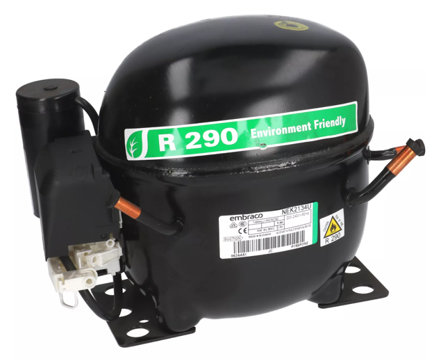 Εικόνα για Embraco συμπιεστής κατάψυξης NEK2134U - R290, 10cm3, 1/2Hp, 220v, 50Hz, LBP