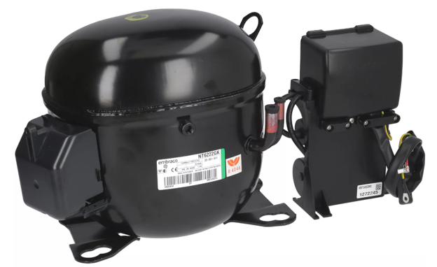Εικόνα για Embraco συμπιεστής συντήρησης NT6222GK - R404A, 17.4cm3, 1Hp, 220V, 50/60Hz, MBP