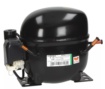 Εικόνα για Embraco συμπιεστής συντήρησης NEK6213GK - R404A, 12.11cm3, 0.5+HP, 220V, 50Hz, MBP