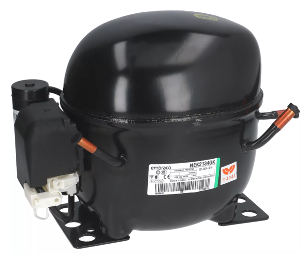 Εικόνα για Embraco συμπιεστής κατάψυξης NEK2134GK - R404A, 8.77cm3, 1/2Hp, 220V, 50Hz, LBP