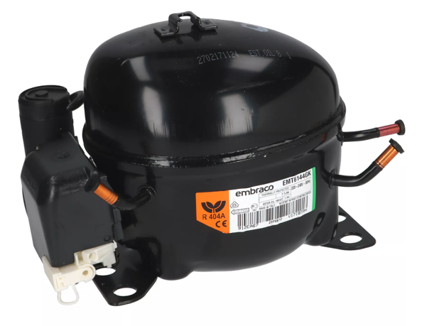 Εικόνα για Embraco συμπιεστής συντήρησης EMT6144GK - R404A, 3.97cm3, 1/4Hp, 220V, 50Hz, MBP/HBP