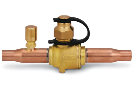 Εικόνα για Danfoss σφαιρική βαλβίδα απομόνωσης 45bar GBC12s 12mm solder with charging valve 009L7062