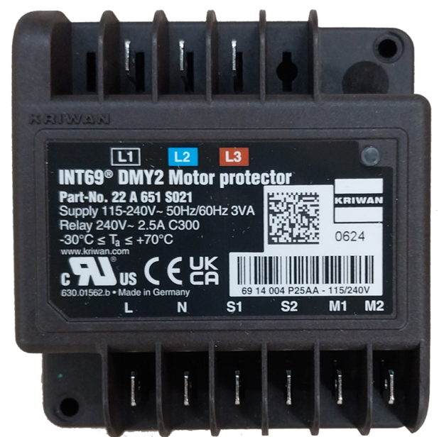 Εικόνα για Danfoss Μονάδα προστασίας κινητήρα INT69DMY 115V/230V 120Z0585